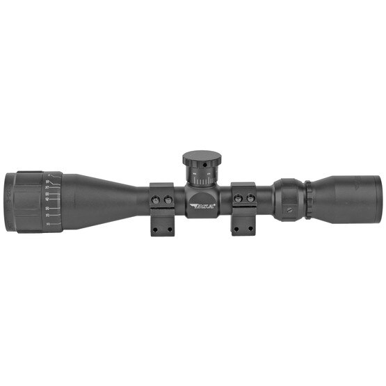 BSA Sweet 17 Cal 3-12x40 30/30 Duplex Reticle Rifle Scope features a 1-inch tube